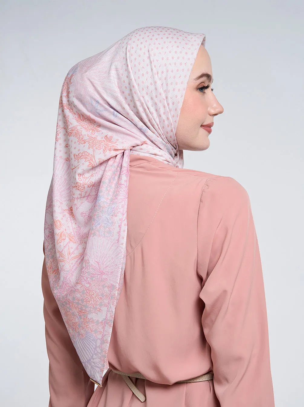 NUANSA SIGNATURE SCARF POWDER PINK