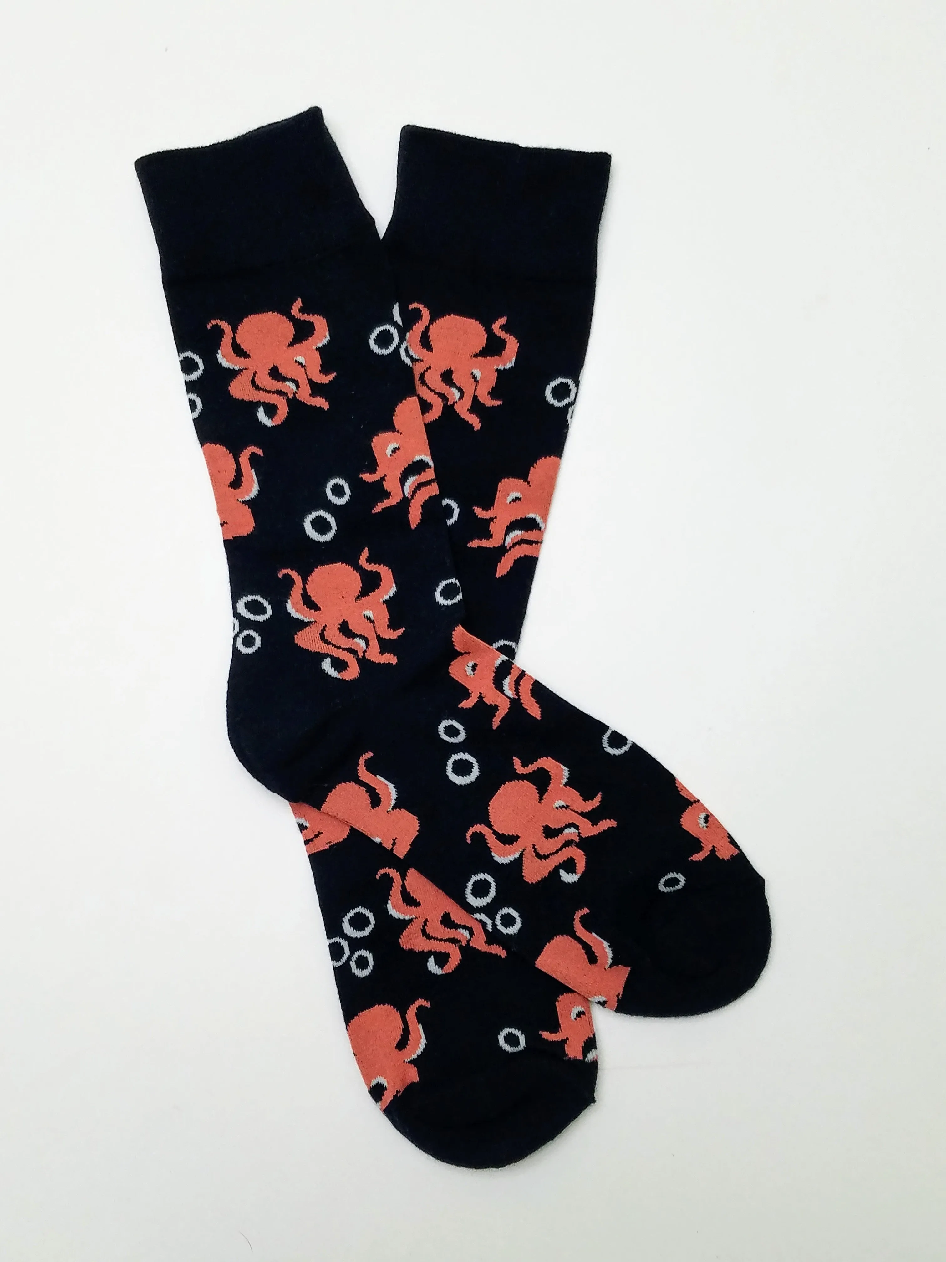 Octopus Bubbles Crew Socks