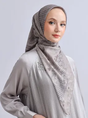 ORVA RAYA SIGNATURE SCARF ASH BROWN