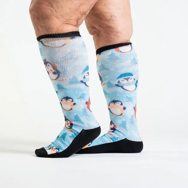 Penguin Parade Non-Binding Diabetic Socks