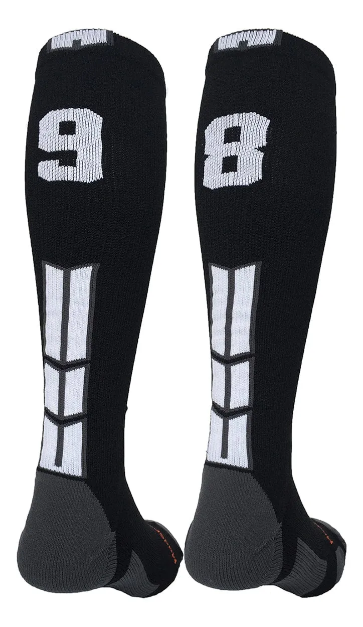 Player Id Jersey Number Socks Over the Calf Length Black White