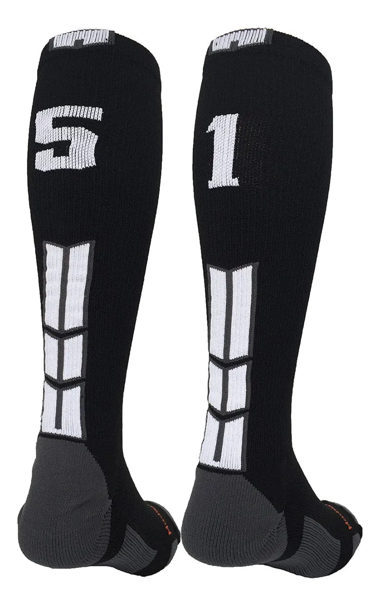 Player Id Jersey Number Socks Over the Calf Length Black White