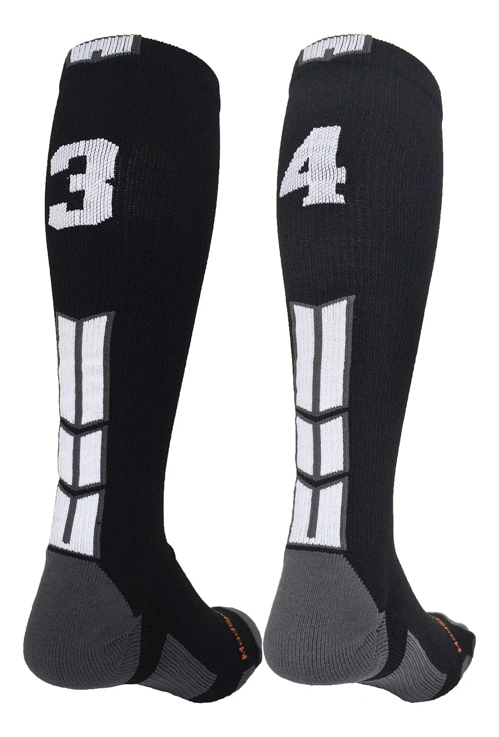 Player Id Jersey Number Socks Over the Calf Length Black White