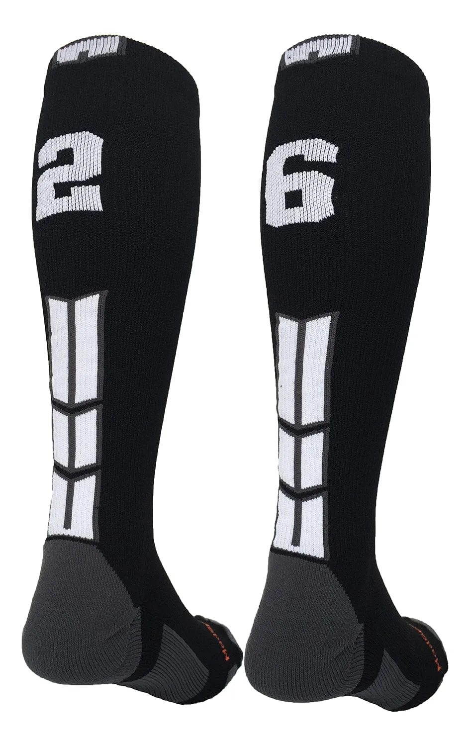 Player Id Jersey Number Socks Over the Calf Length Black White