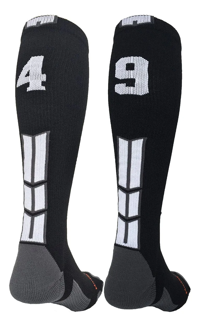 Player Id Jersey Number Socks Over the Calf Length Black White