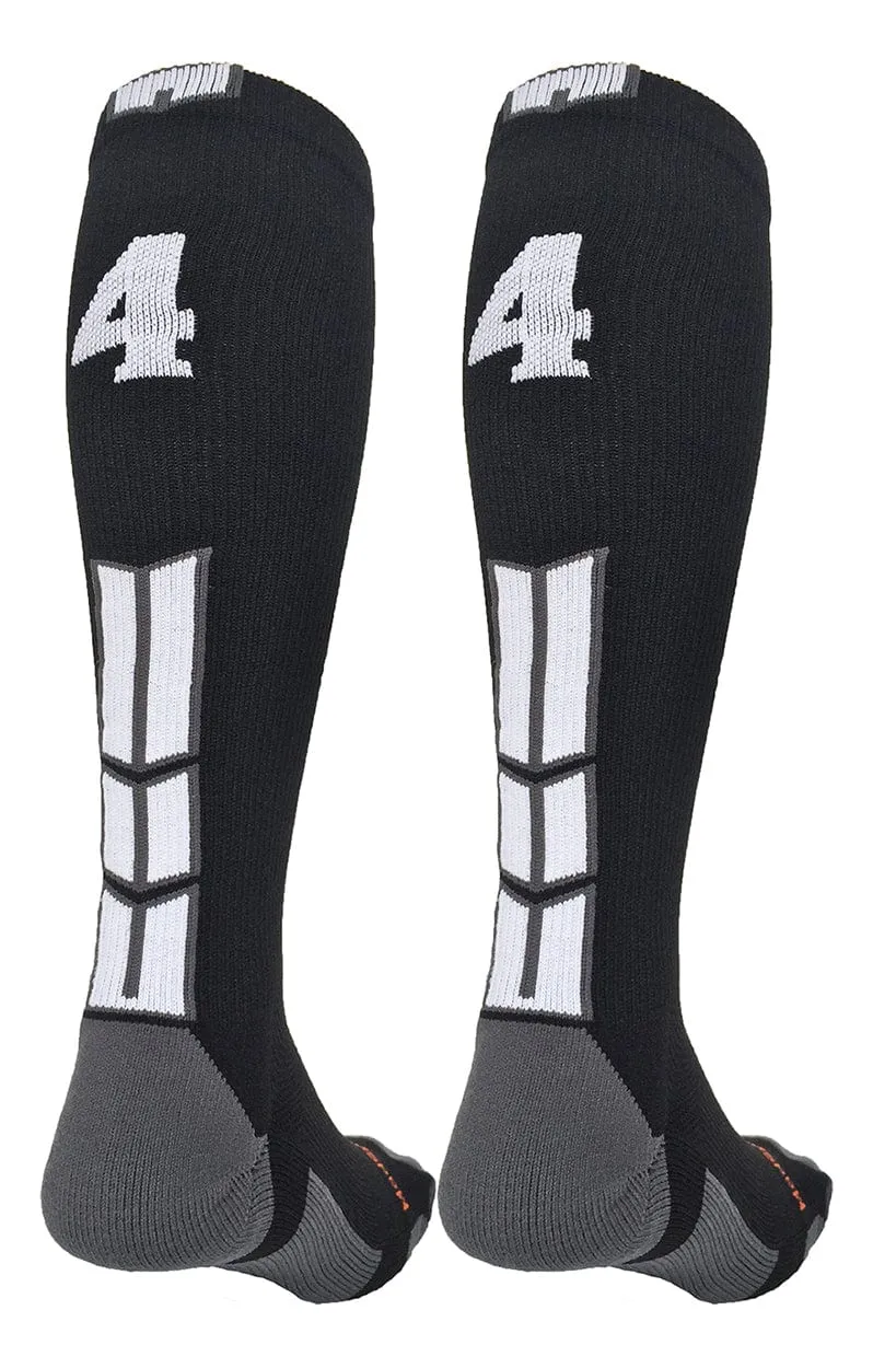 Player Id Jersey Number Socks Over the Calf Length Black White