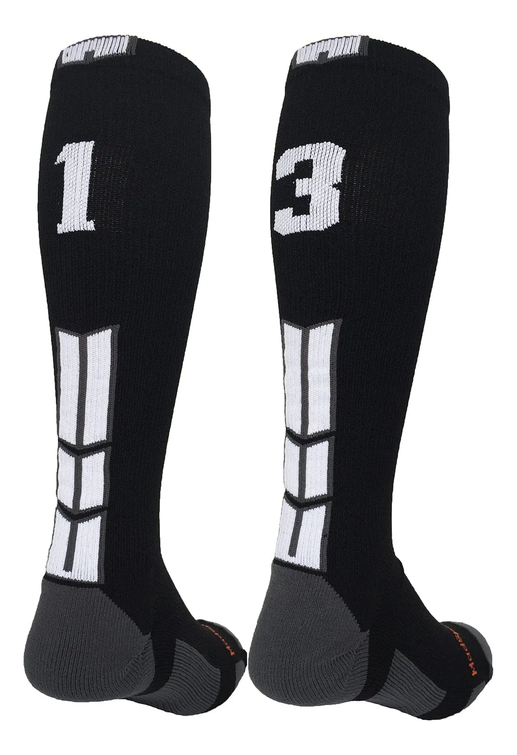 Player Id Jersey Number Socks Over the Calf Length Black White