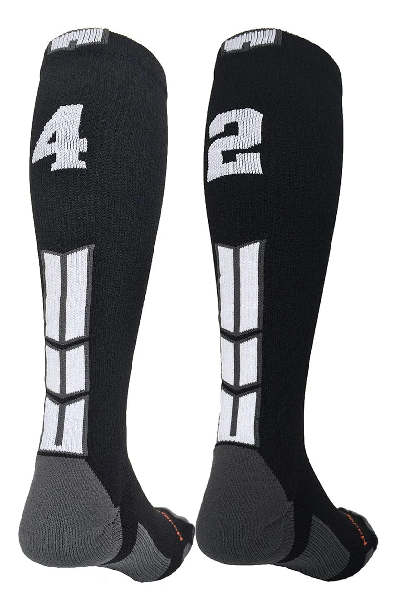 Player Id Jersey Number Socks Over the Calf Length Black White