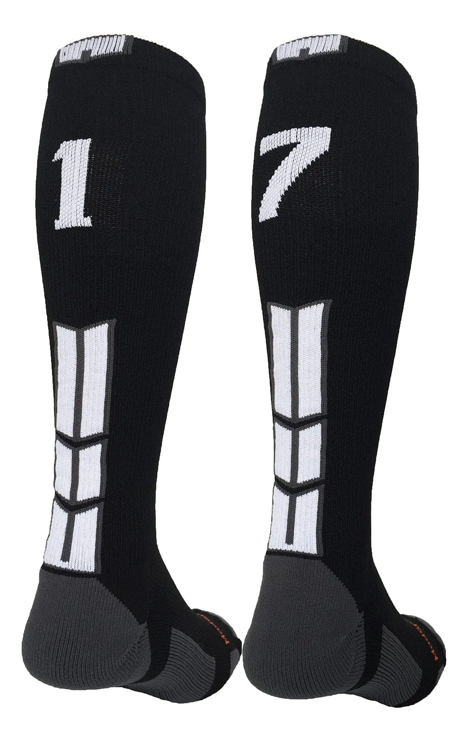 Player Id Jersey Number Socks Over the Calf Length Black White