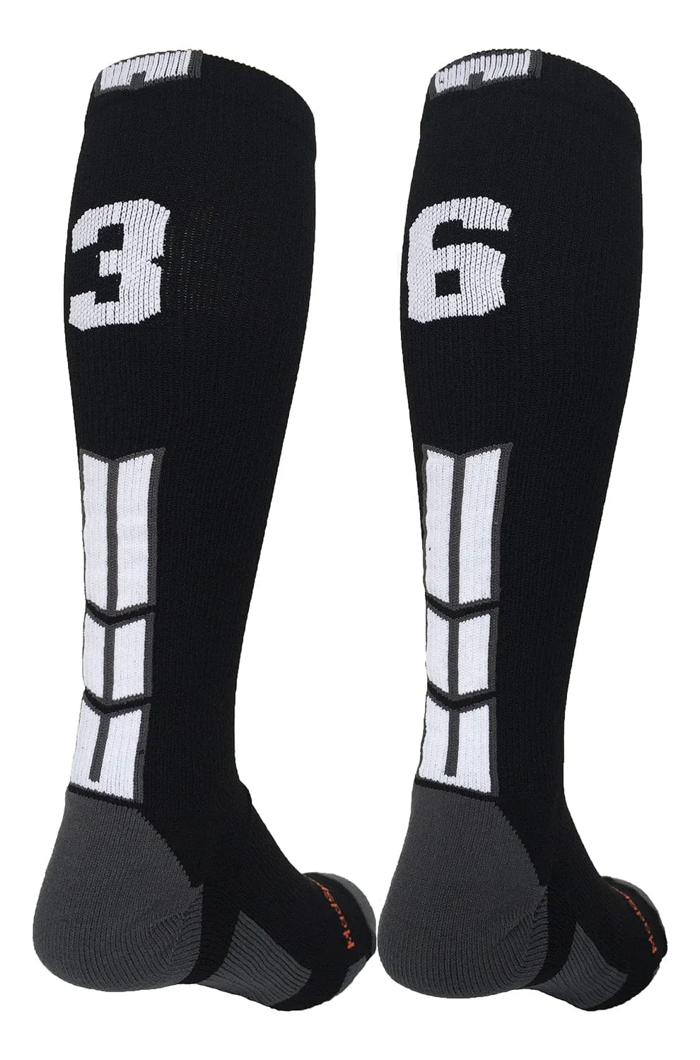 Player Id Jersey Number Socks Over the Calf Length Black White