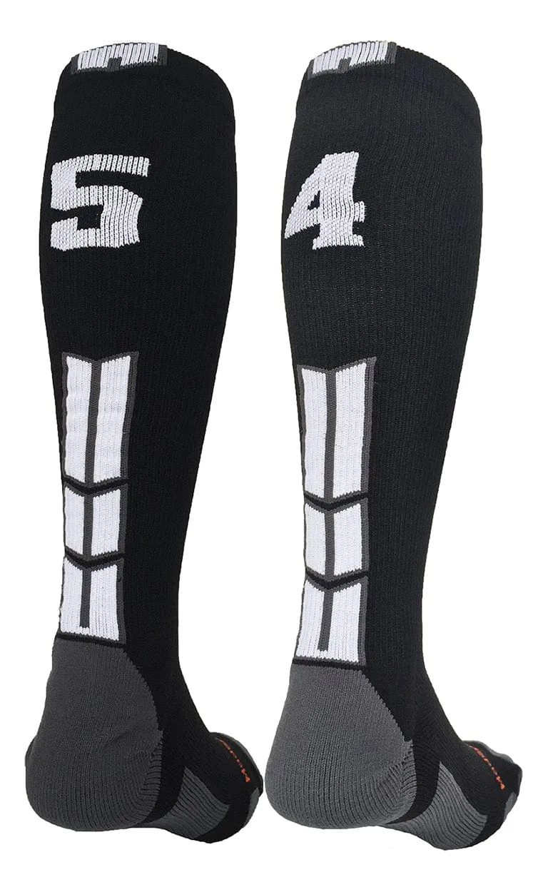 Player Id Jersey Number Socks Over the Calf Length Black White