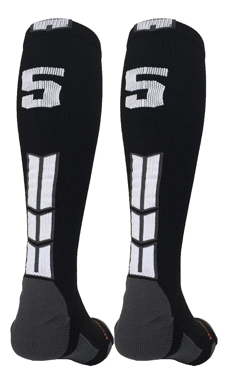 Player Id Jersey Number Socks Over the Calf Length Black White