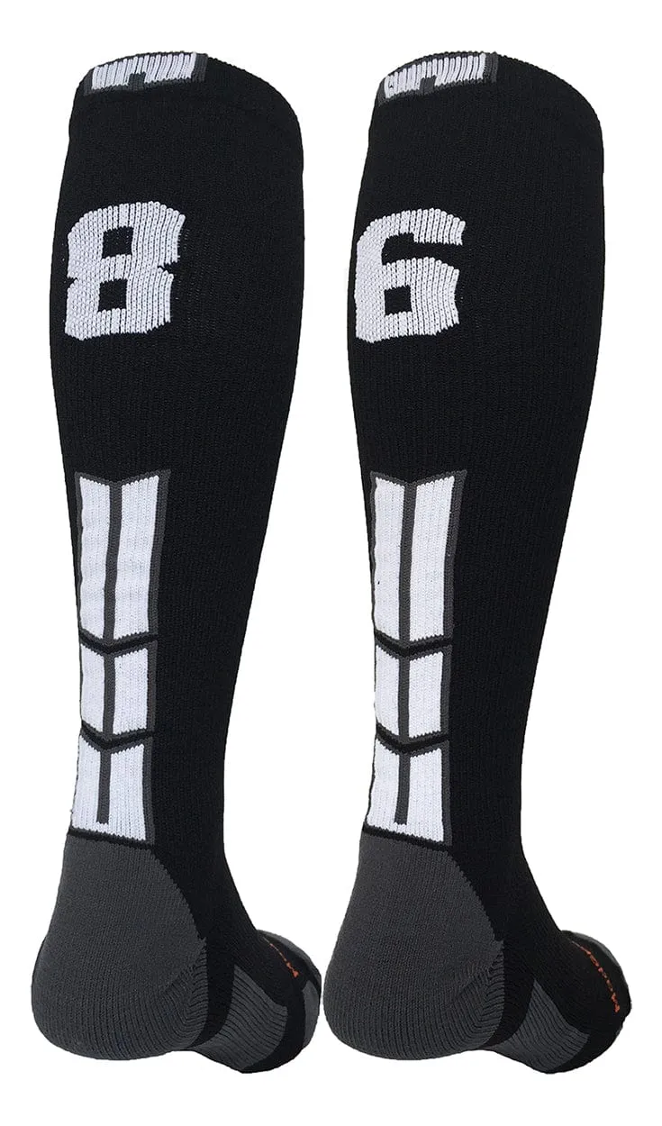 Player Id Jersey Number Socks Over the Calf Length Black White