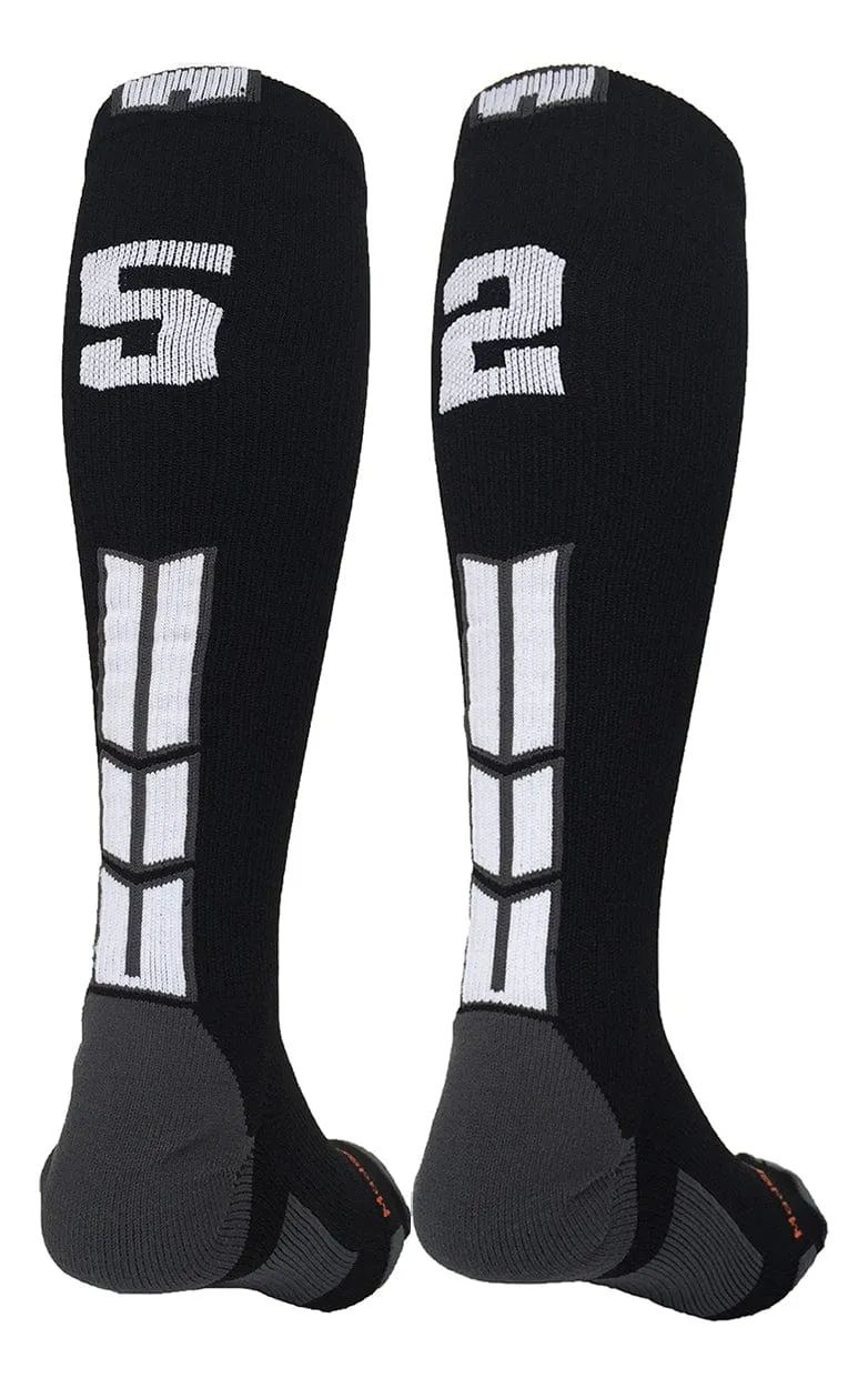 Player Id Jersey Number Socks Over the Calf Length Black White