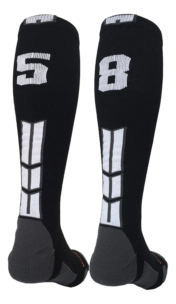 Player Id Jersey Number Socks Over the Calf Length Black White