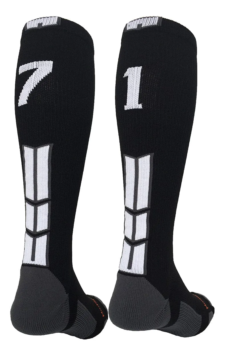 Player Id Jersey Number Socks Over the Calf Length Black White