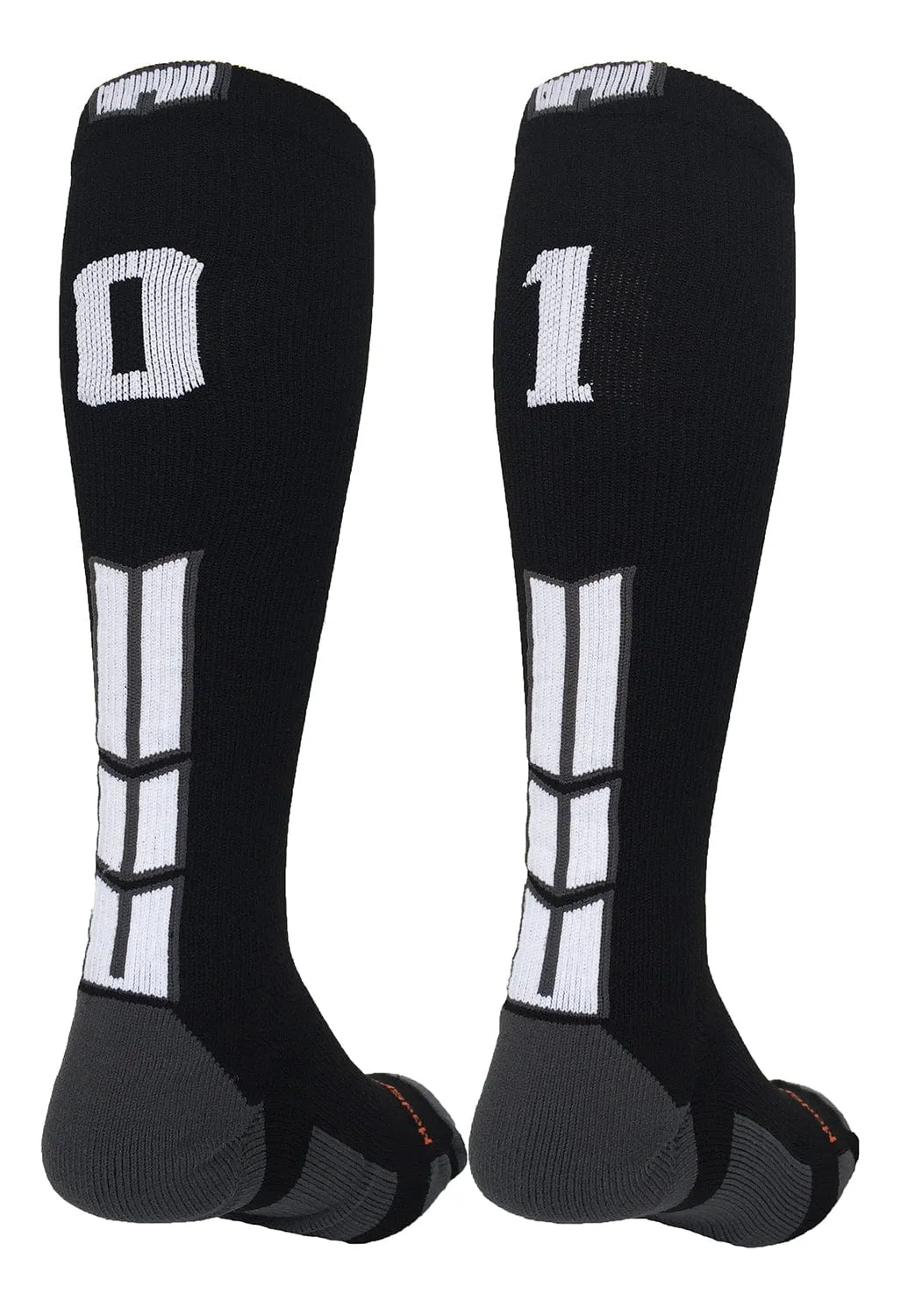 Player Id Jersey Number Socks Over the Calf Length Black White