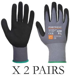 Portwest Dermiflex Site Gloves TWIN PAIR PACK {PW087-TWIN}