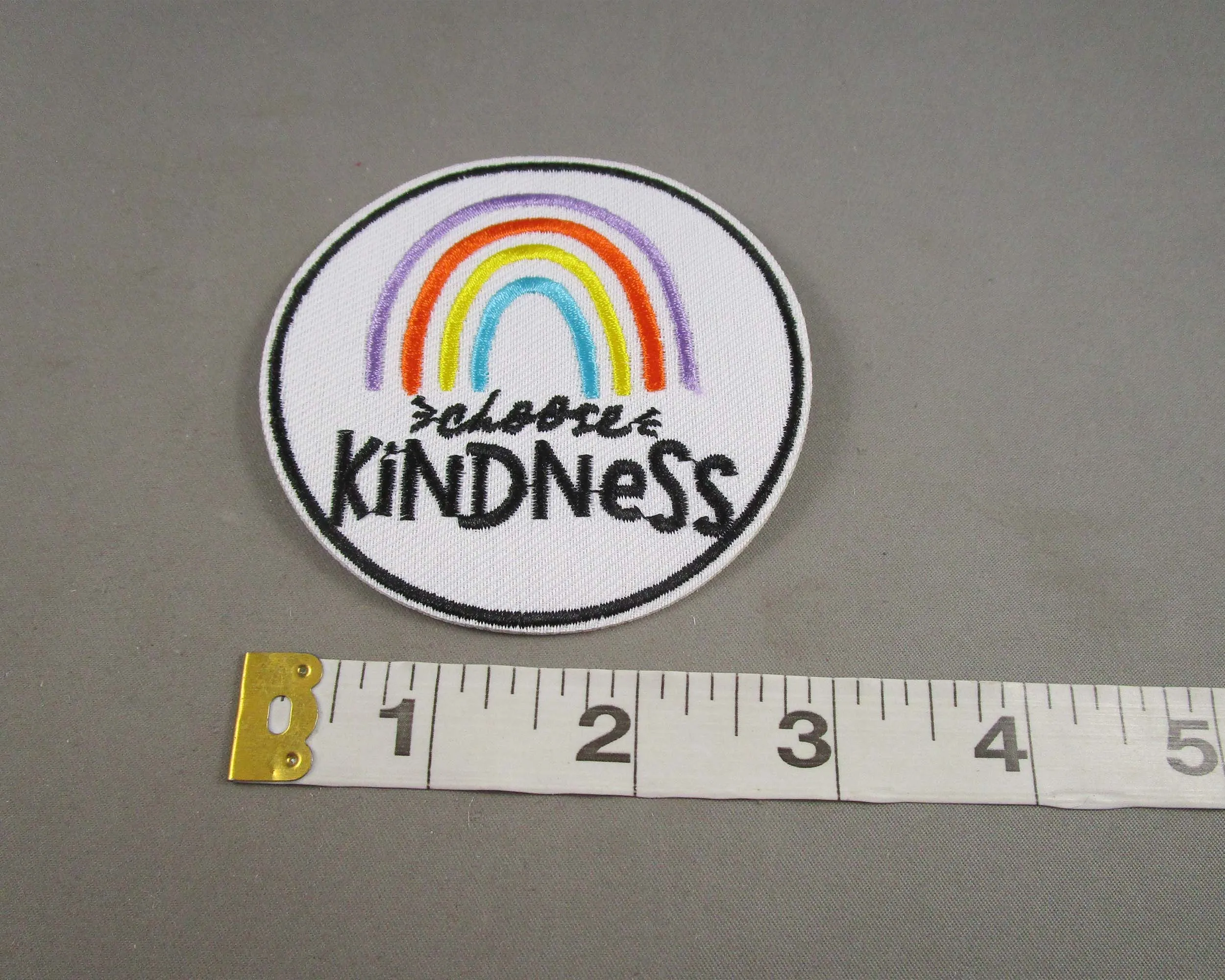 "Choose Kindness" Rainbow Iron on Patch 1pc J252