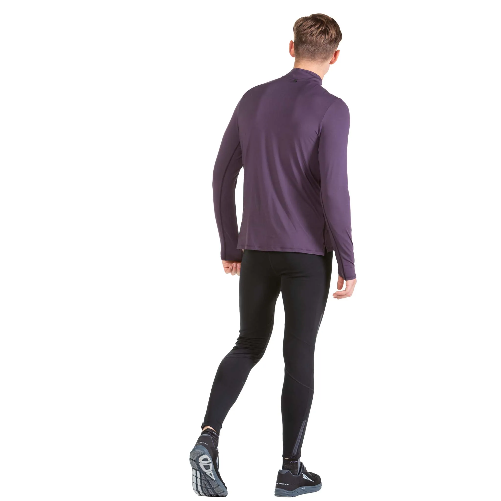 Ronhill | Men's Life Practice 1/2 Zip Tee - Nightshade