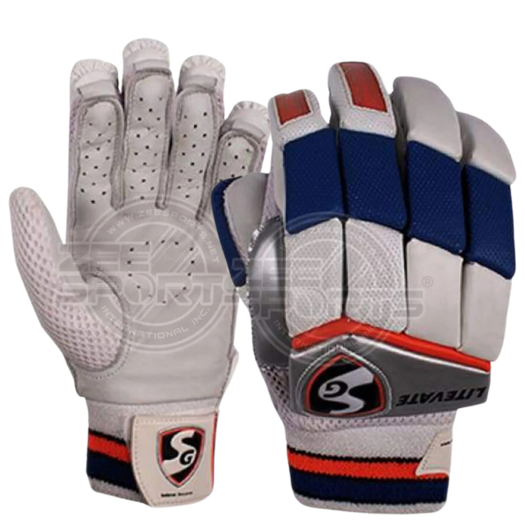 SG Batting Gloves, Litevate Cricket Batting Gloves Mens Size Right And Left Handed (Color May Vary)