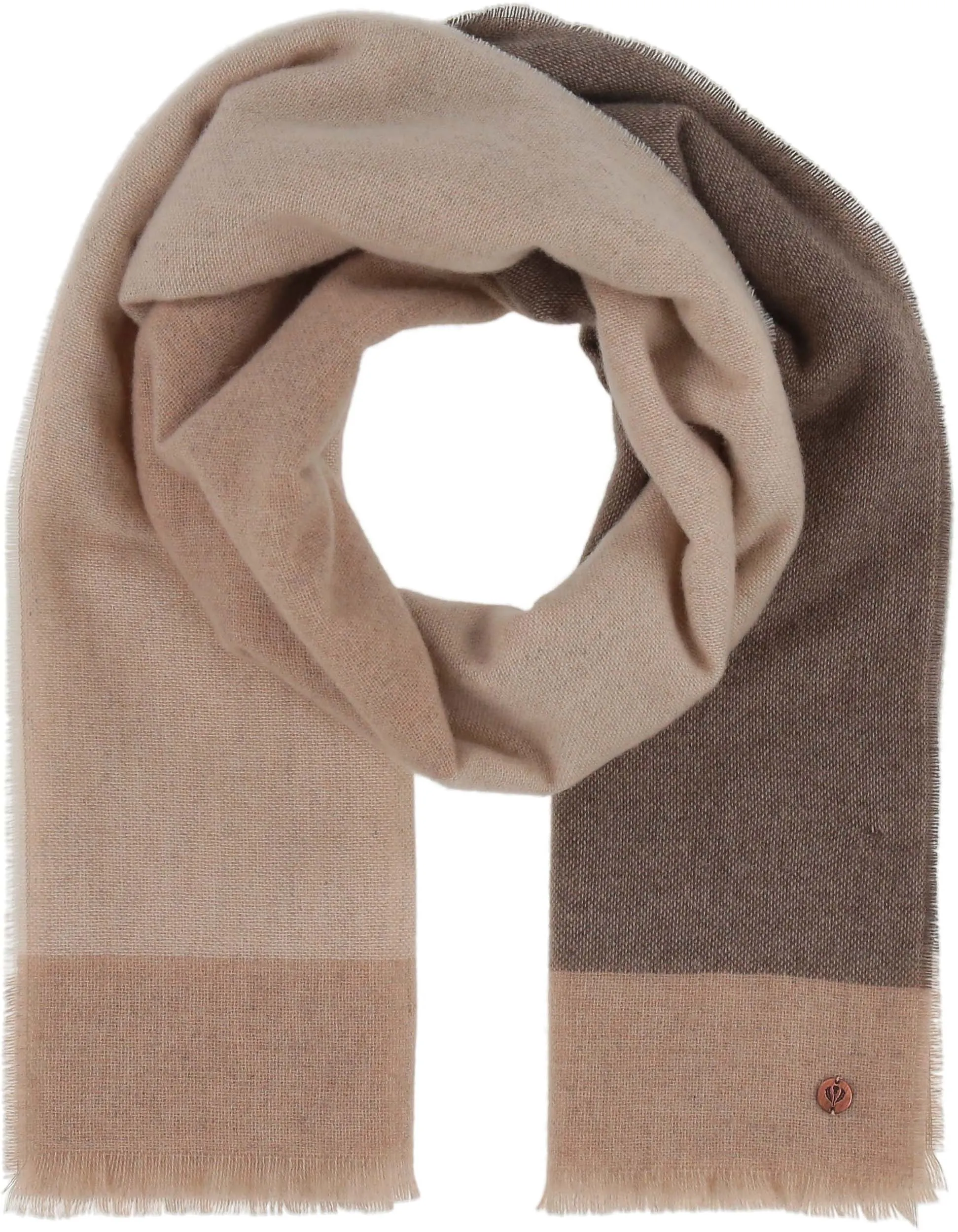 Signature Colour Block Lightweight Cashmere Wrap