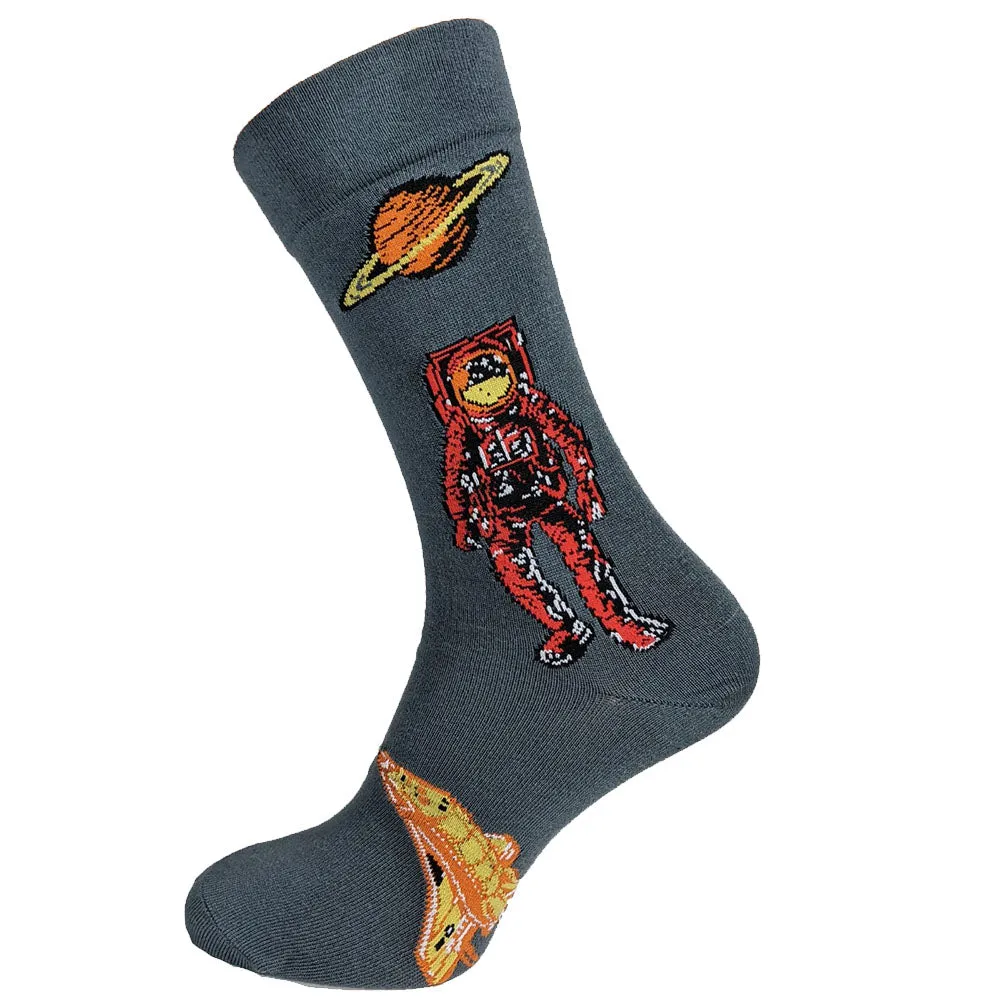 Space Man Bamboo Socks