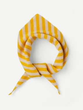 STRIPE TRIANGLE NECKERCHIEF GOLDEN EYE & OATMEAL