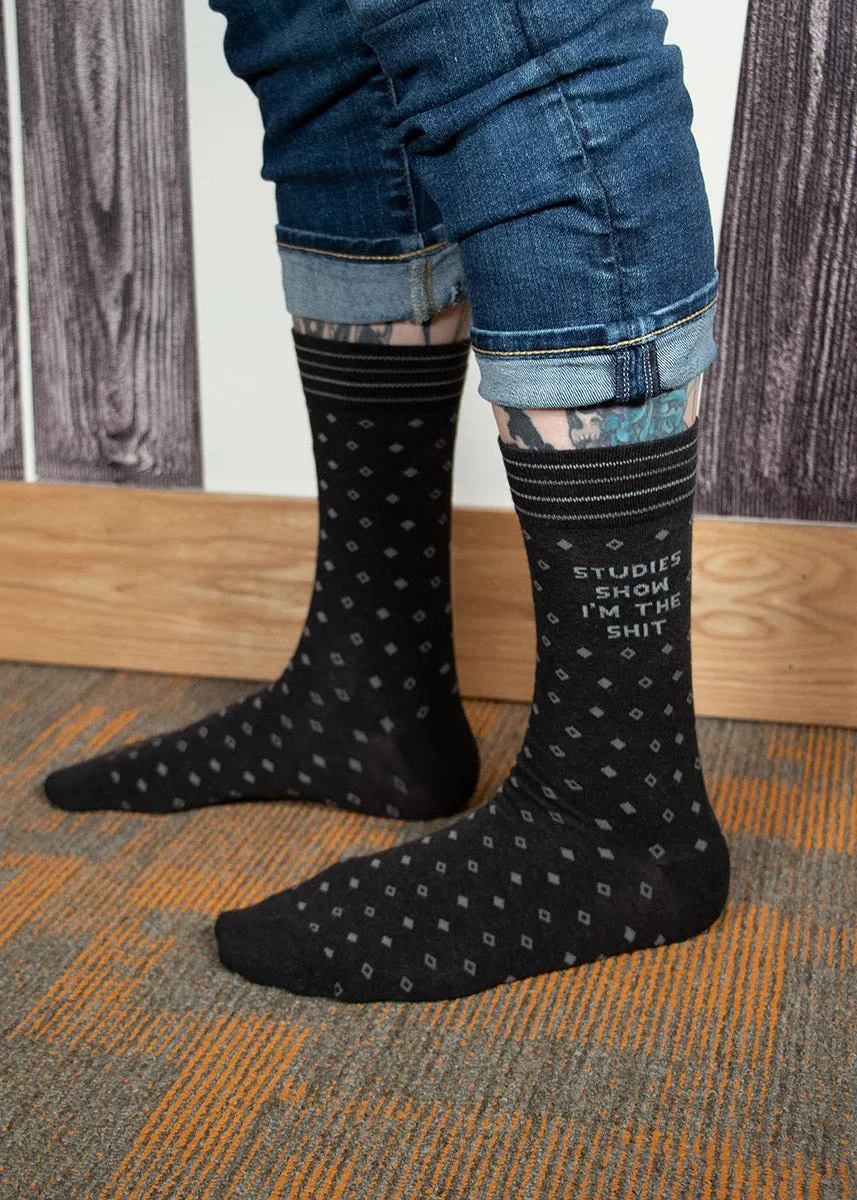 Studies Show I'm the Shit Men's Socks