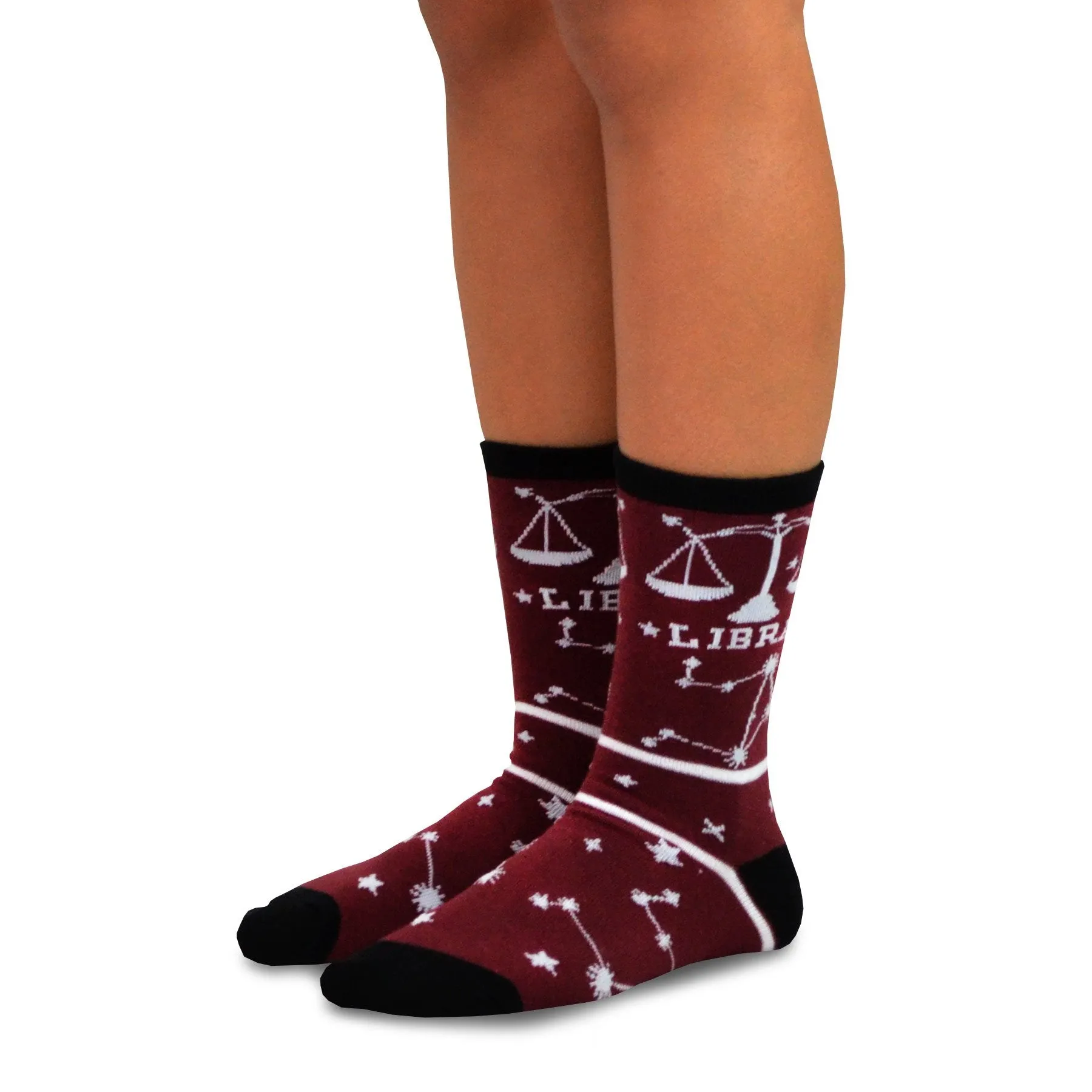 TeeHee Socks Women's Novelty Polyester Crew Horoscope 12-Pack (12276)