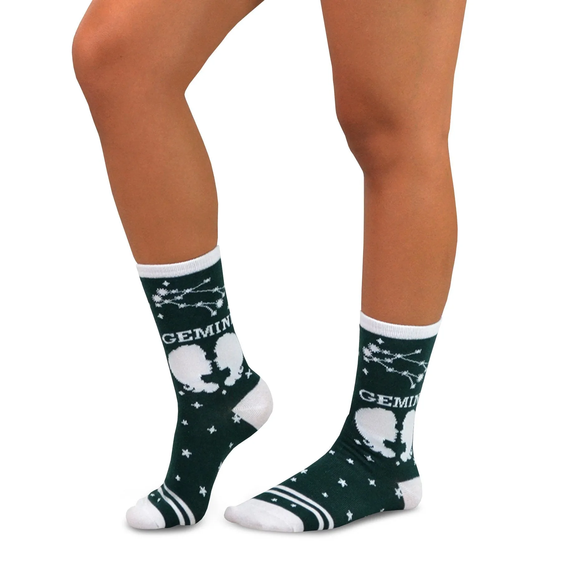 TeeHee Socks Women's Novelty Polyester Crew Horoscope 12-Pack (12276)