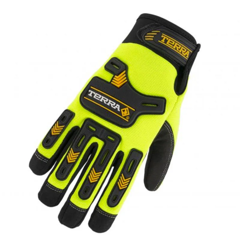 Terra Hi-vis Impact Performance Gloves 78914TR