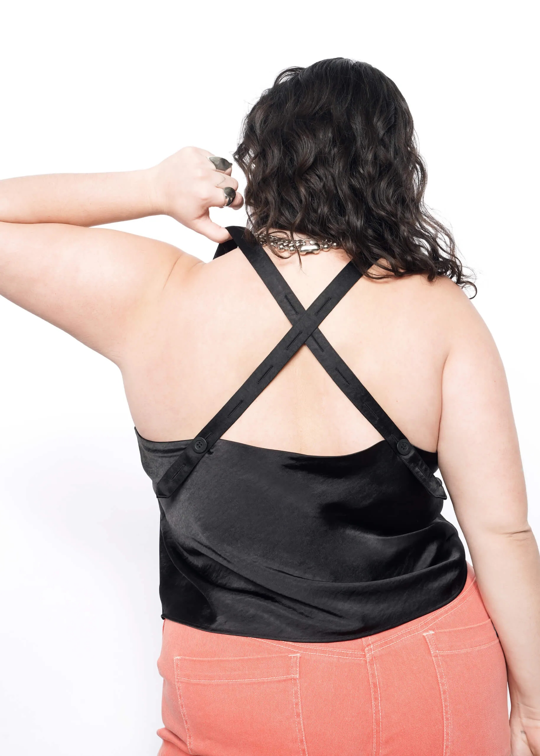 The Empower Adjustable Satin Cami