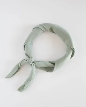 'The Scout' Washable Silk Scarf in Sage