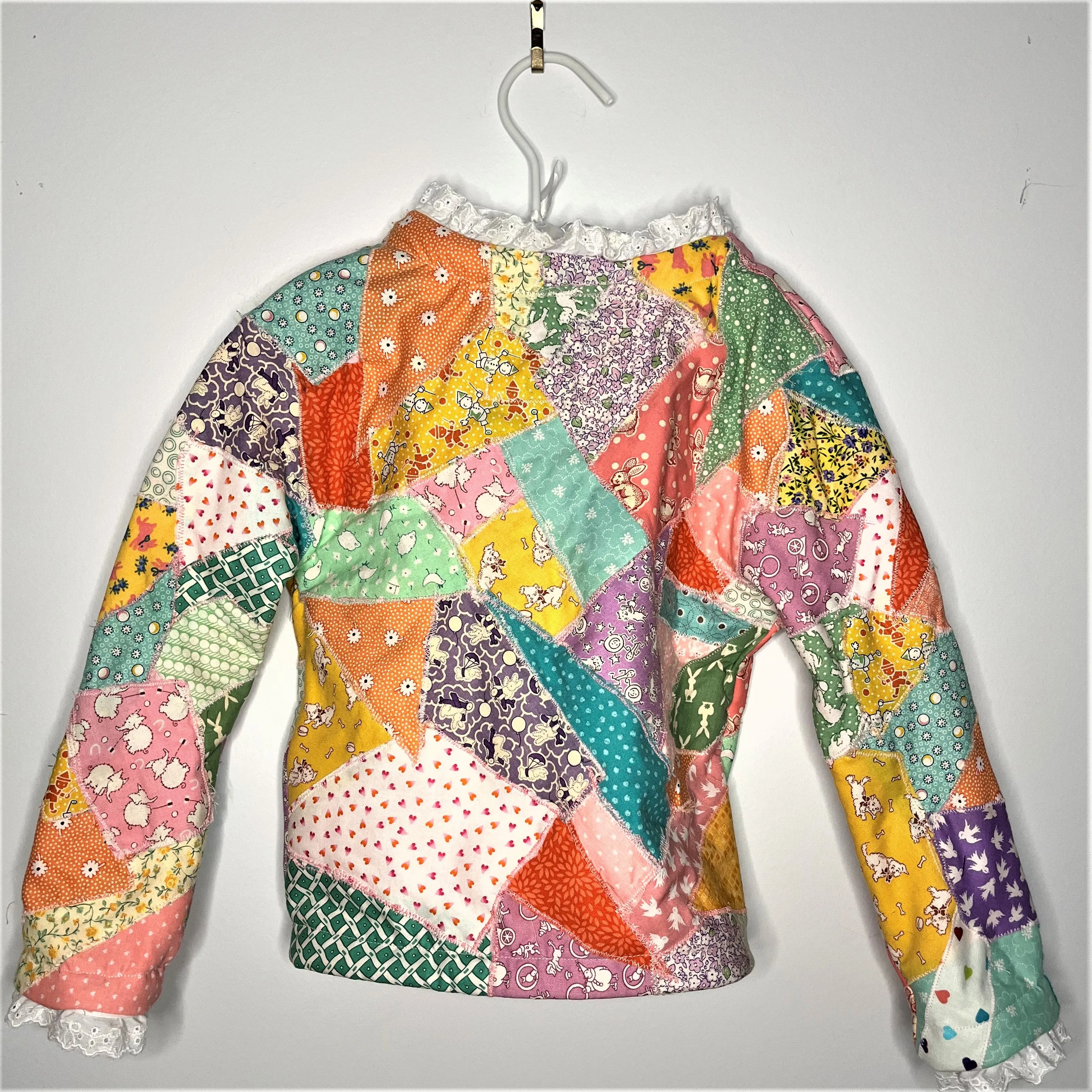 Toddler Patchwork Quilted Jacket - Size Medium