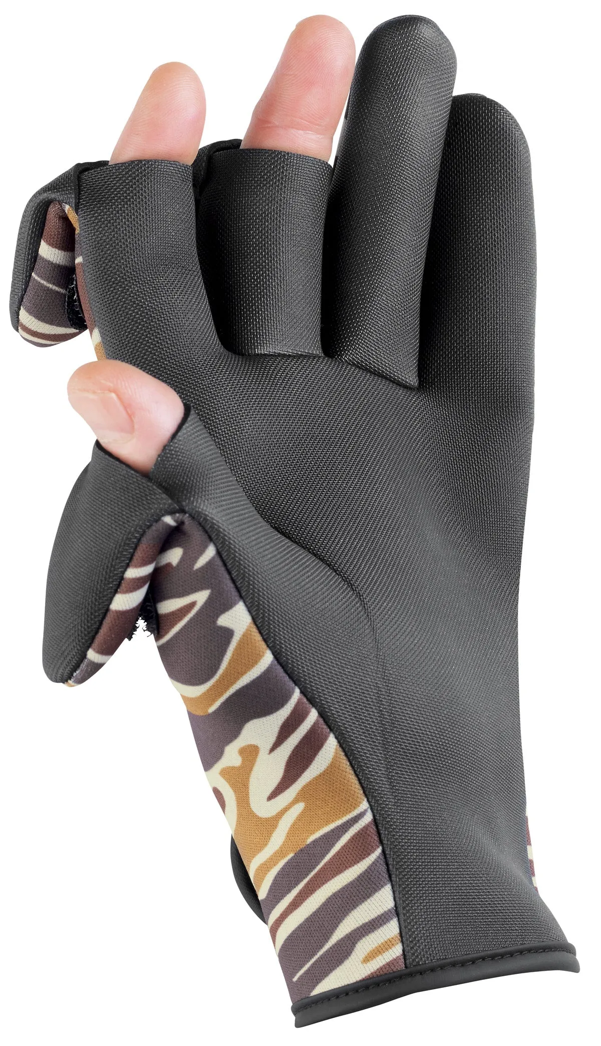 WICKED WEATHER WEAR GLOVE SPLIT FINGER CAMO