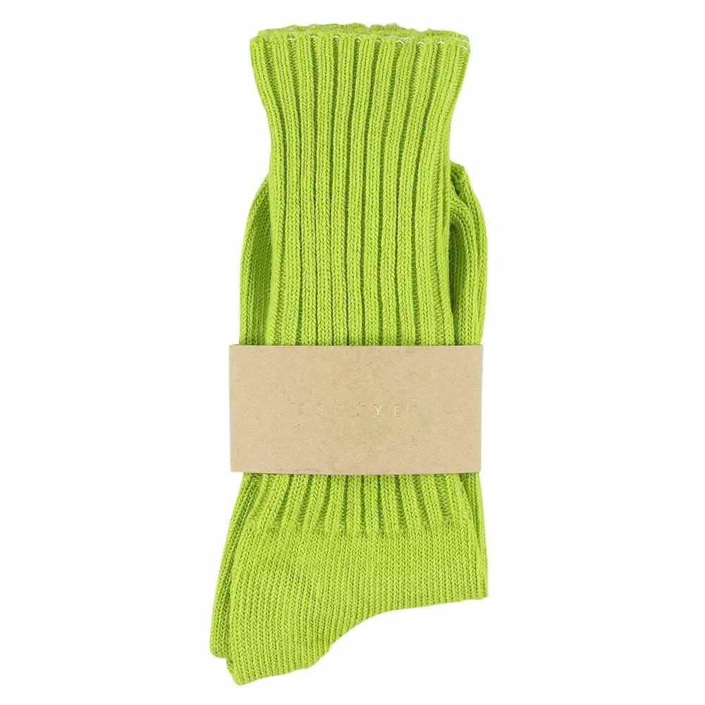 Women Crew Socks - Lime