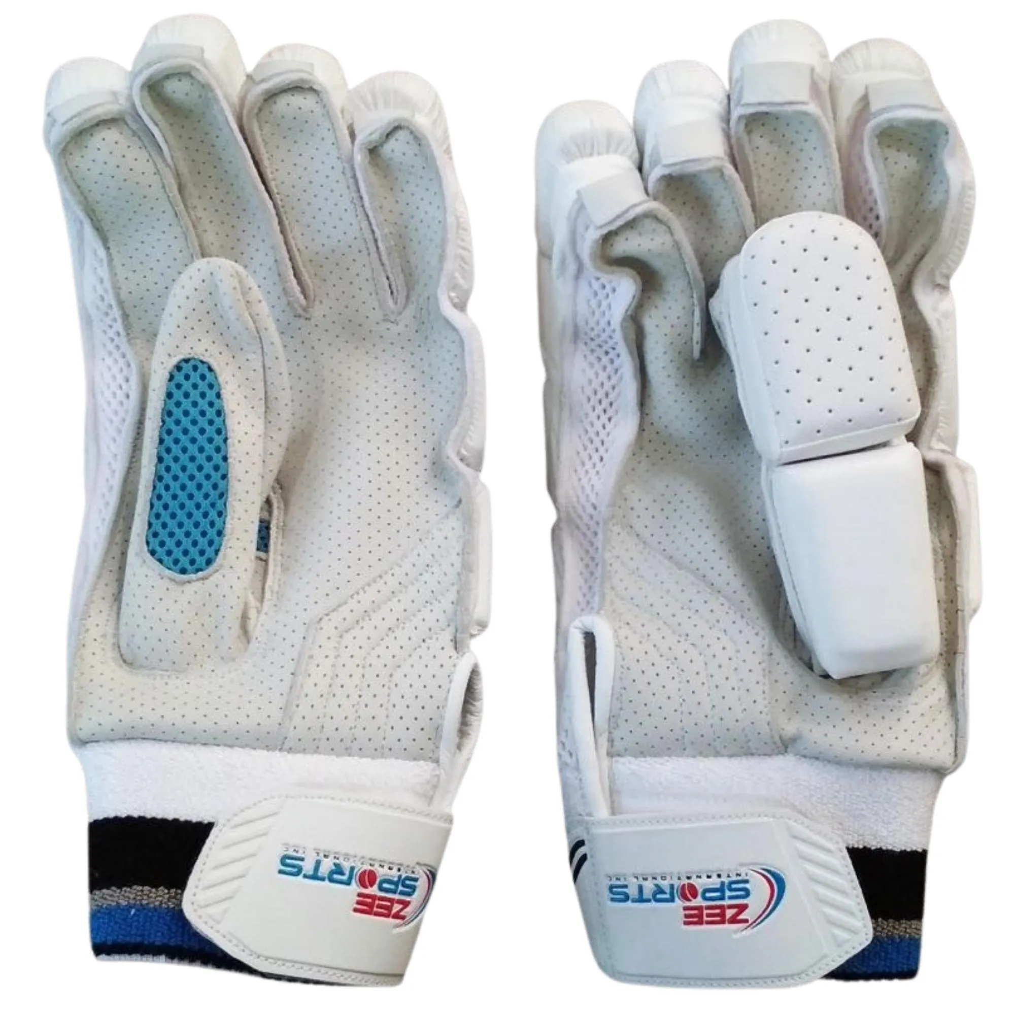 Zee Sports Batting Gloves Tribute Genius Test Blue